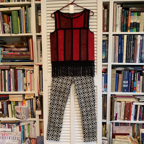 J. Crew Black and White Geometric Print Toothpick Jeans - Picture 11 of 11